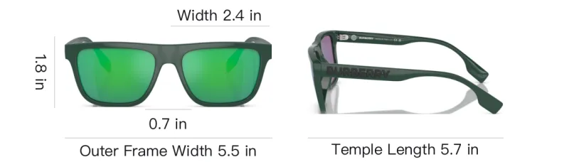 Burberry Square Frame Sunglasses-2