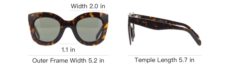 CELINE Eyewear Cat Eye Sunglasses-3