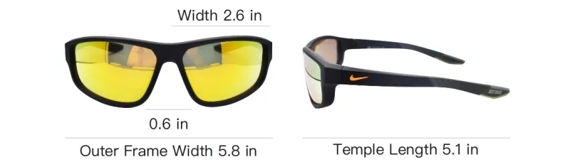 Nike Aviator Sunglasses Men's Black-3