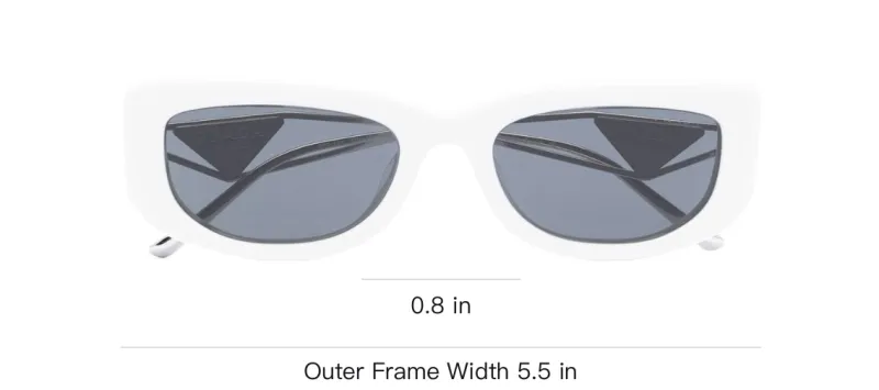 PRADA Rectangular Frame Sunglasses-2