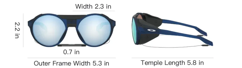 Oakley Round frame Tinted lens Sunglasses-6