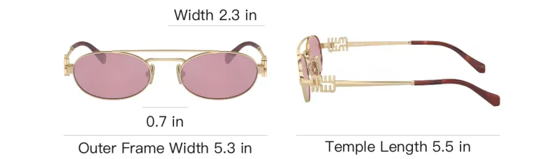 MIU MIU Aviator Sunglasses-2