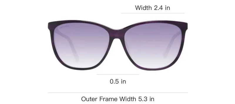 Swarovski Butterfly Sunglasses Women's Purple-3