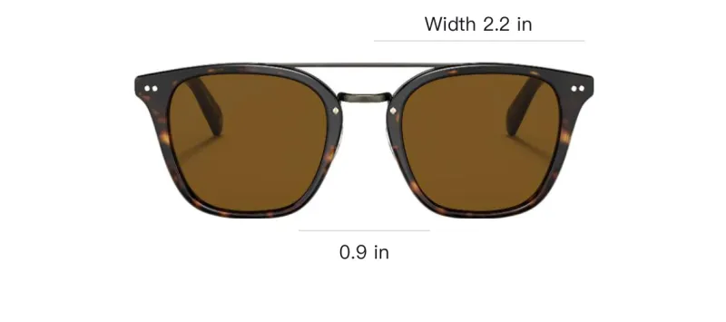 Oliver Peoples Acetate Aviator Sunglasses Men's Brown-3