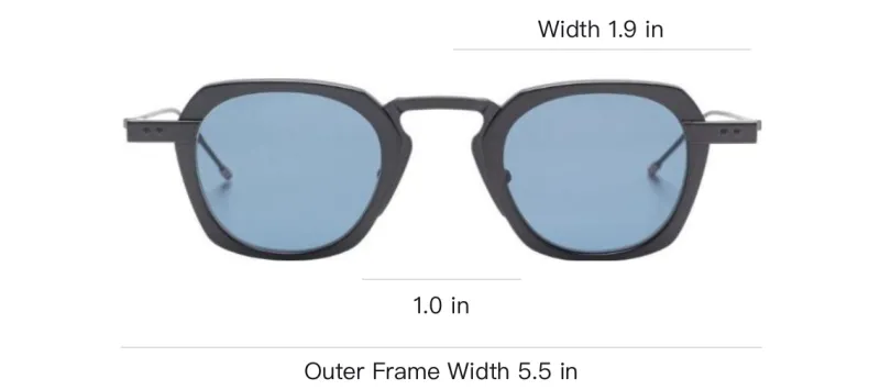 THOM BROWNE Eyewear 004 BLACK/CHARCOAL-3