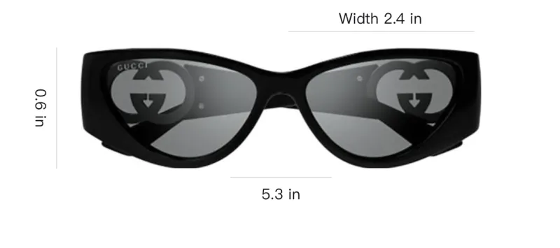 GUCCI Oval frame Sunglasses-2
