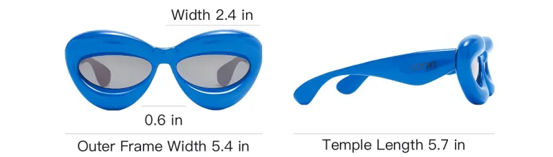 LOEWE Inflated Cat Eye Sunglasses In-3