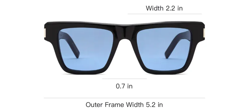 SAINT LAURENT Square Frame Sunglasses-2