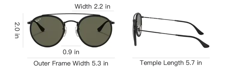 RayBan Round Frame Sunglasses-5