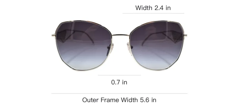 PRADA Irregular Shape Sunglasses Women's-3