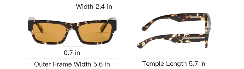 PRADA Tortoiseshell Rectangle frame Sunglasses-3