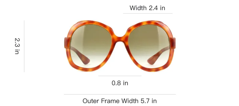 GUCCI Eyewear Logo engraved Oversize frame Sunglasses-2