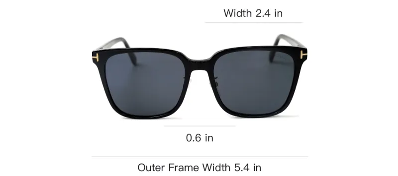 TOM FORD Square Frame Sunglasses-5