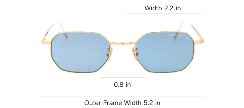 Cutler and Gross Geometric frame Sunglasses-3