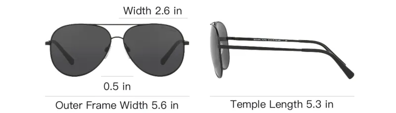 MICHAEL KORS Aviator Sunglasses-5