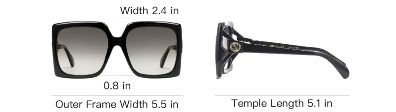 GUCCI Square Frame Sunglasses-3