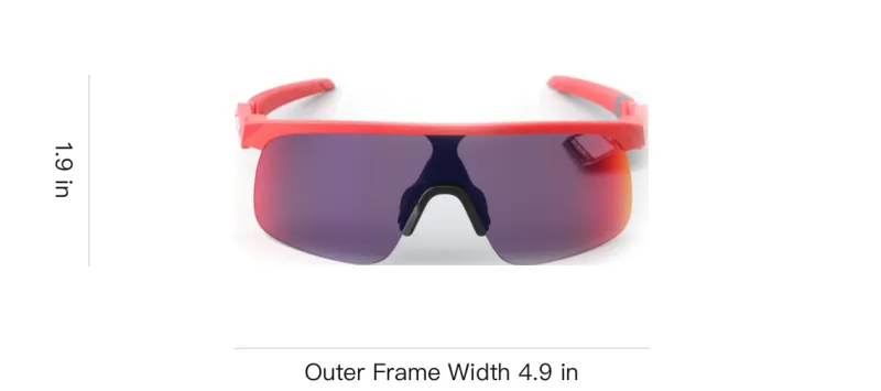 Oakley Injection Molding Irregular Shape Sunglasses Kids' Red-3