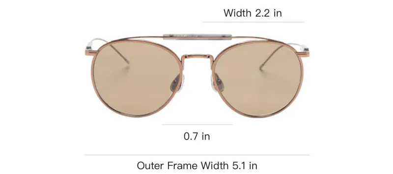 Brunello Cucinelli Pilot Frame Sunglasses-3