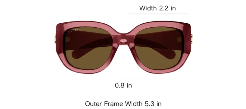 GUCCI Oversized Square Sunglasses-2