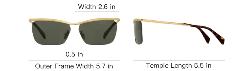 CELINE Metal Frame 27 Sunglasses In Metal-3