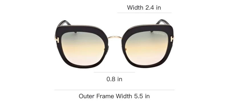TOM FORD Cat Eye Frame Sunglasses-3