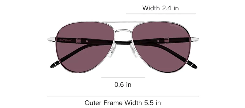 MONTBLANC Pilot Frame Sunglasses-2