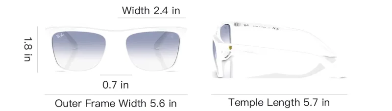 RayBan Ray Ban Square Frame Sunglasses-3