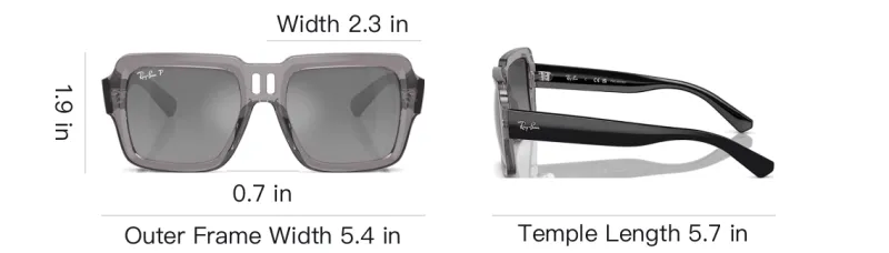 RayBan Magellan Square frame Sunglasses-3