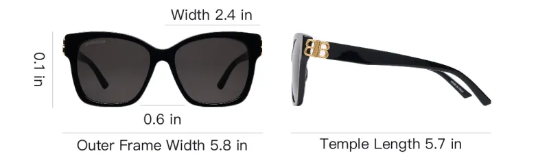 Balenciaga Dynasty Square Frame Sunglasses-5