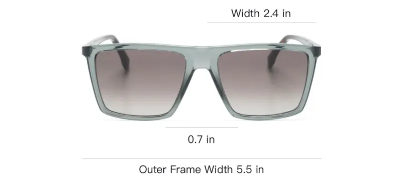 BOSS 1490/S Square-frame Sunglasses-3