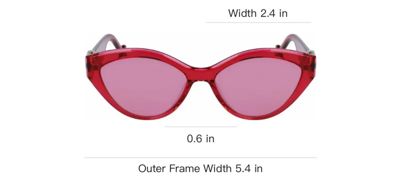 LIU·JO UOMO Acetate Cat Eye Sunglasses Women's Pink-2
