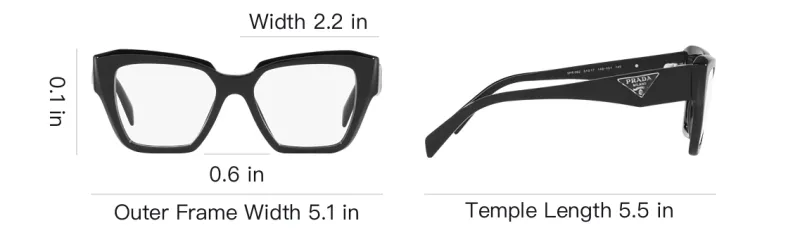 PRADA Eyewear Cat Eye Glasses-3