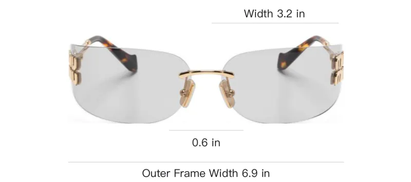 MIU MIU Eyewear Logo plaque Sunglasses-5