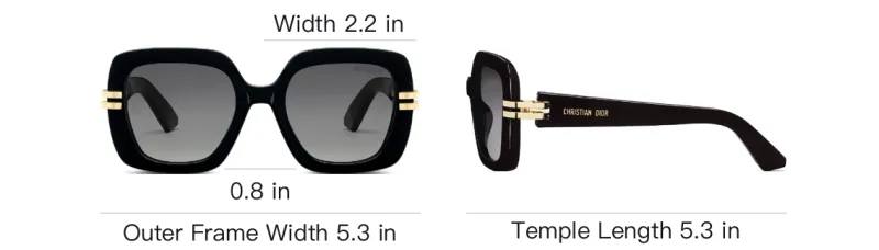 DIOR CDIOR S2I Square Frame Sunglasses-3