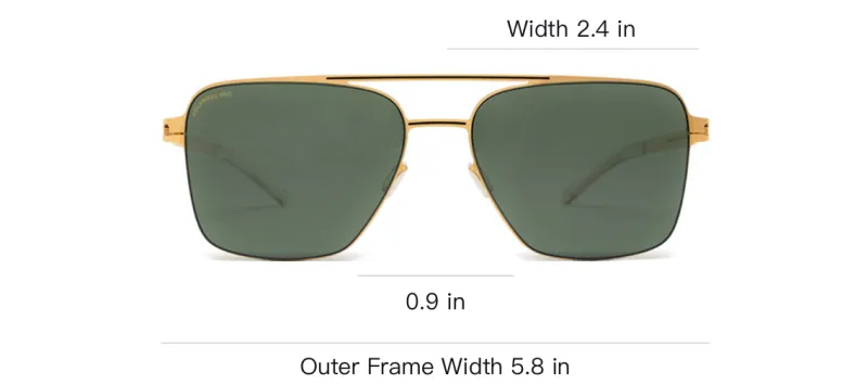 MYKITA Bernie Square Frame Sunglasses-2