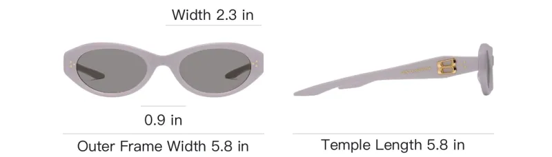 GENTLE MONSTER Vamp V4 Oval frame Sunglasses-3