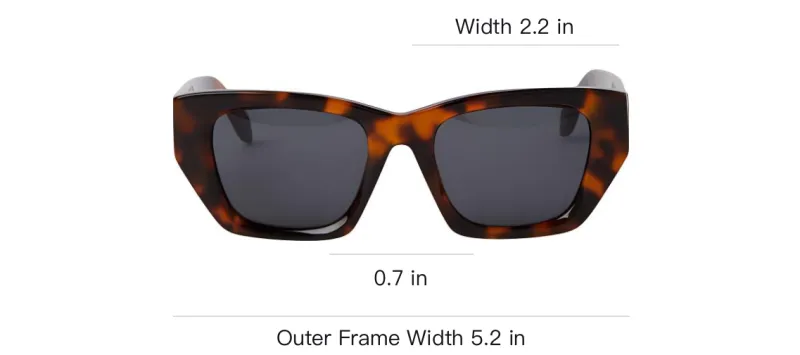 PALM ANGELS Hinkley Square Frame Sunglasses-3