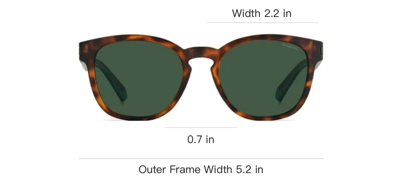 Polaroid Irregular Shape Sunglasses Unisex Tortoiseshell-2