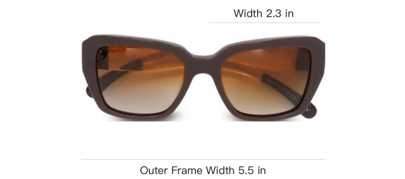 CHANEL 2000s Oversized frame Sunglasses-3