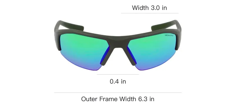 Nike Irregular Shape Sunglasses Unisex Black-3
