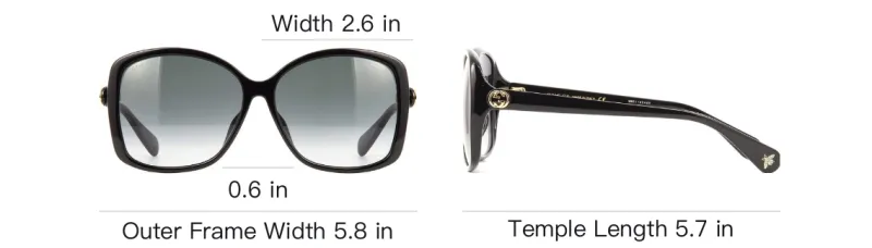 GUCCI Square Frame Sunglasses-3