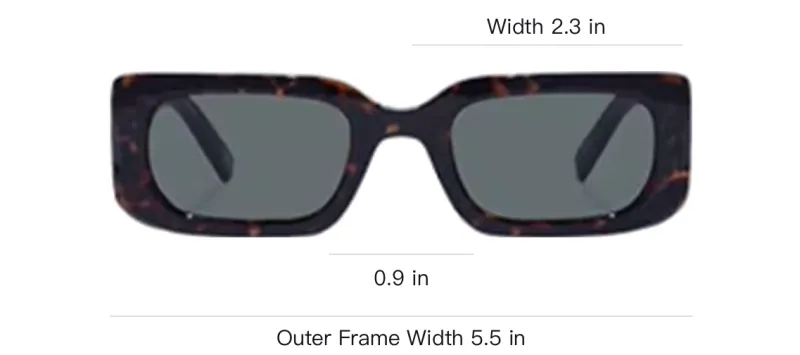 Le Specs Subject To Official Website Rectangular Sunglasses Women's Tortoiseshell-3