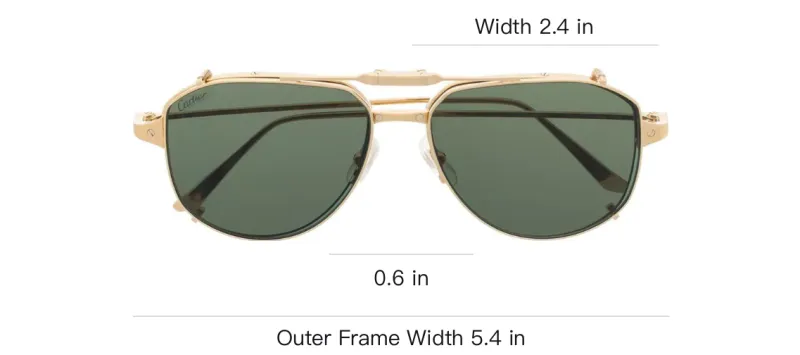 CARTIER Eyewear Santos De CARTIER Sunglasses-2