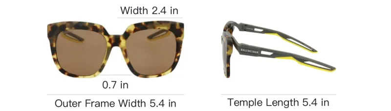 Balenciaga Square Frame Acetate Sunglasses-3