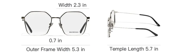 Balenciaga Square Frame Glasses-5