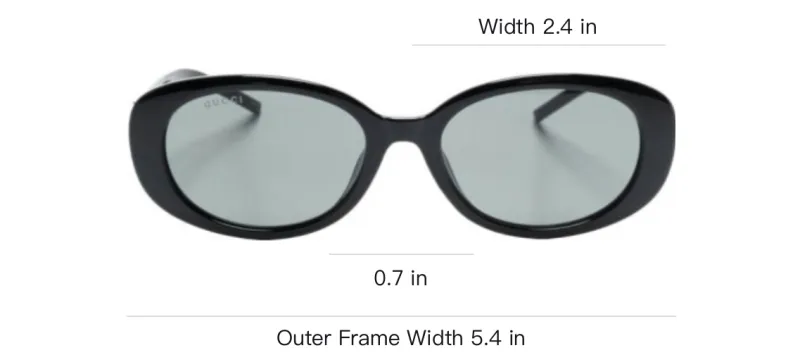 GUCCI Eyewear Oval-frame Sunglasses-2
