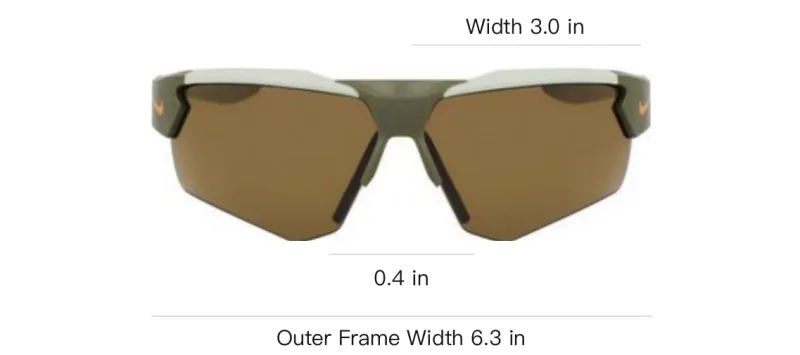 Nike Cloak Duo Rectangle Frame Sunglasses-3