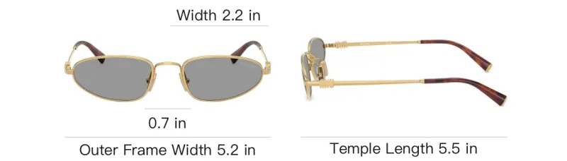 MIU MIU Oval frame Sunglasses-3