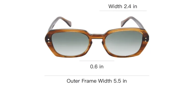 OUR LEGACY Acetate Square Sunglasses Men's Umber-2