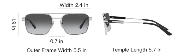 PRADA Square Frame Sunglasses-6